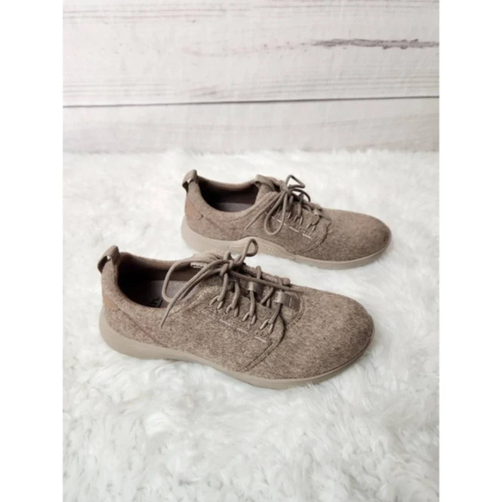 Earth Womens Scenic Quartz Fashion Sneakers Shoes Beige Taupe Lace Up Fabric 8M‎